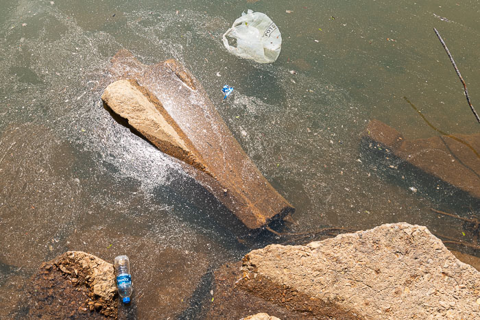 Thumbnail image of human debris in Lake Michigan - Chicago lakefront photography by Michael Courier
