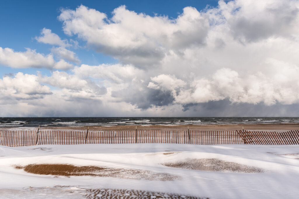 A winter vista at Foster Beach - Chicago Lakefront photography by Michael Courier